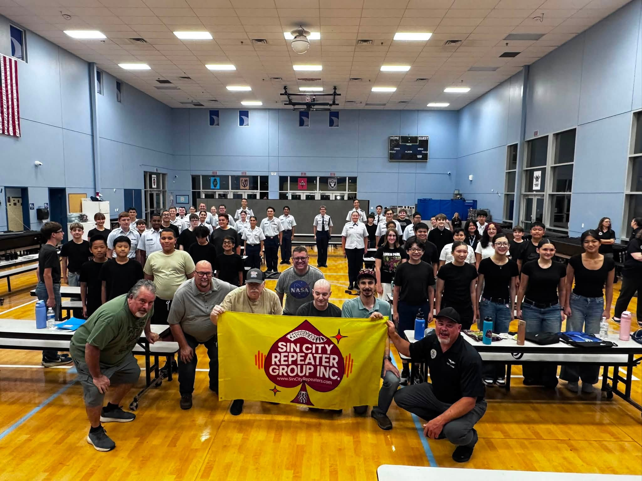 Sin City Repeater Group introducing Civil Air Patrol cadets to Amateur Radio and STEM in Las Vegas